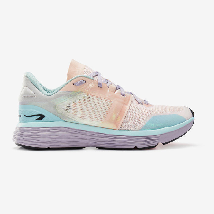 Kalenji Chaussures de Running Femme Run Comfort - Pastel Mix - Amorti et Légèreté