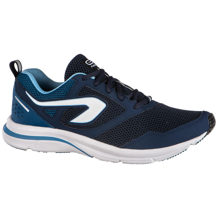 Kalenji Chaussures de Course Homme Run Support - Bleu Marine - Légères et Confortables