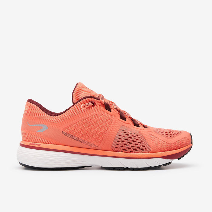 Kalenji Chaussures de Running Femme Run Support - Corail - Confort et Amorti